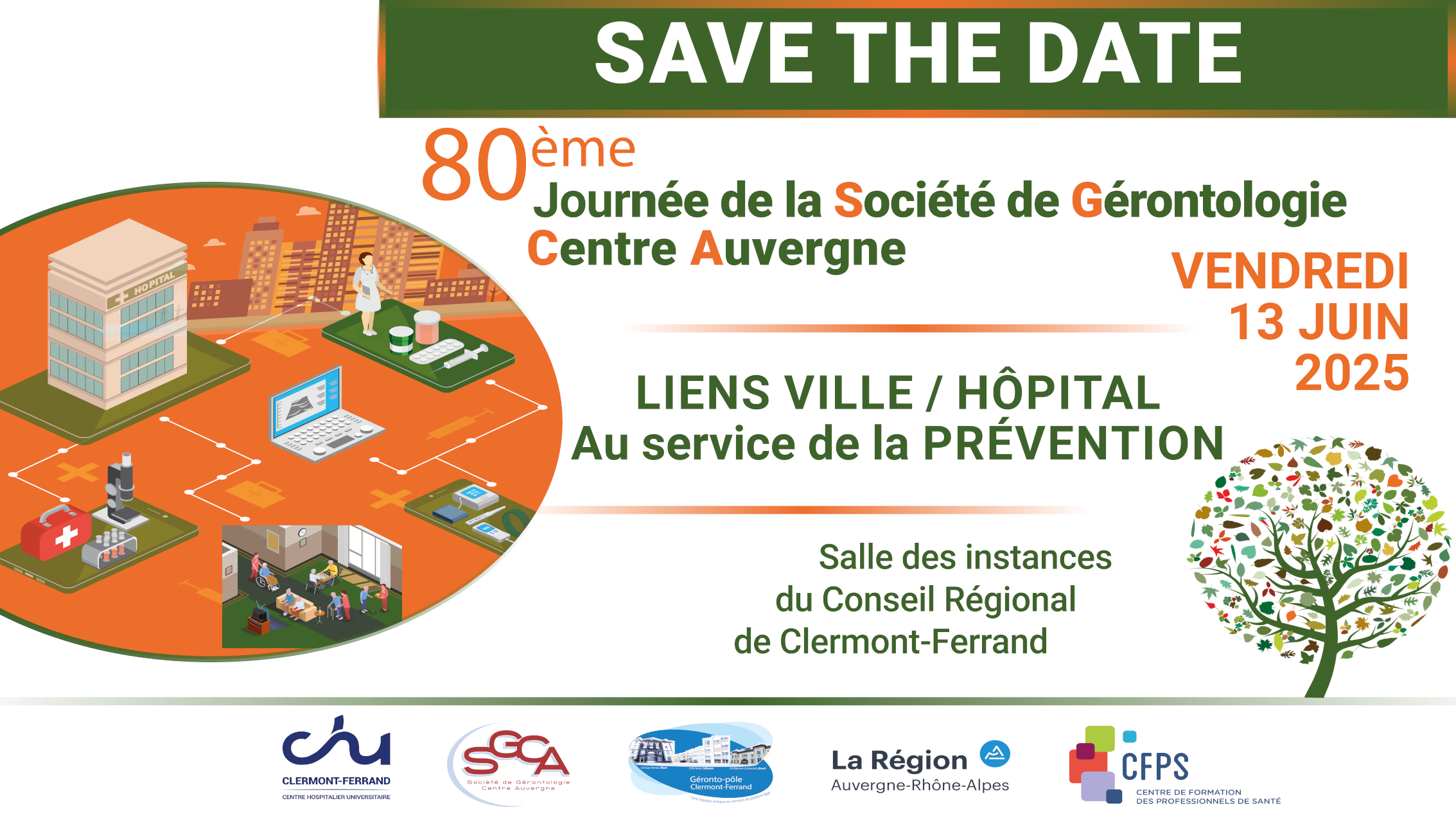 SAVE THE DATE : 80ème Journée de la SGCA - vendredi 13 juin 2025